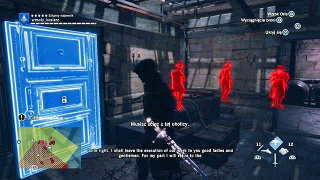 Otwórz drzwi, a zaskoczysz całą trójkę. - 01 - Klub Jakobinów | Solucja AC Unity - Assassins Creed: Unity - poradnik do gry