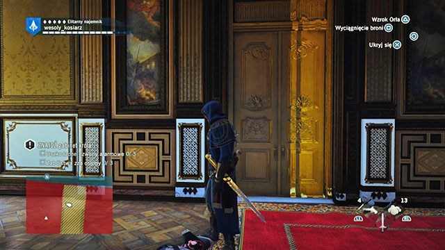 Wejście do królewskiego gabinetu. - 01 - Królewska Korespondencja | Solucja AC Unity - Assassins Creed: Unity - poradnik do gry