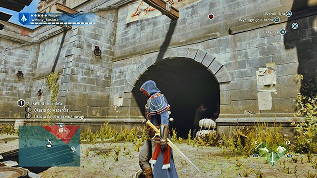 Wejście do kanałów znajdziesz na południe od budynku, przy rzece. - 02 - Masakry Wrześniowe | Solucja AC Unity - Assassins Creed: Unity - poradnik do gry