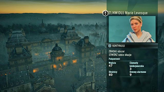 Twoim celem jest wyeliminować Marie Levesque, której akcje wywołały wielki głód w Paryżu - 02 - Spekulanci | Solucja AC Unity - Assassins Creed: Unity - poradnik do gry