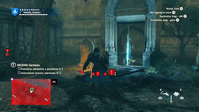 Zejście do katakumb. - 03 - Twierdza Temple | Solucja AC Unity - Assassins Creed: Unity - poradnik do gry