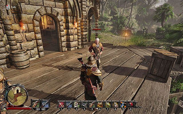 Alvarez - Report for Admiral Alvarez (Raport dla admirała Alvareza) | Główne zadania - Antigua - Risen 3: Władcy Tytanów - poradnik do gry