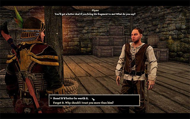 Możesz zgodzić się na dostarczenie rękojeści miecza Flynnowi - Fragile Past Sins (Grzechy przeszłości) | Poboczne zadania - Antigua | Risen 3 - Risen 3: Władcy Tytanów - poradnik do gry