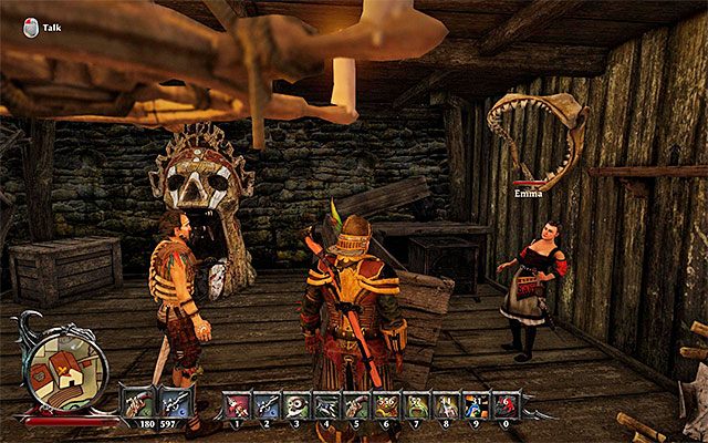 Ponownie spotkaj się z Emmą - Emmas Hellswill (Lekarstwo Emmy) | Poboczne zadania - Antigua | Risen 3 - Risen 3: Władcy Tytanów - poradnik do gry