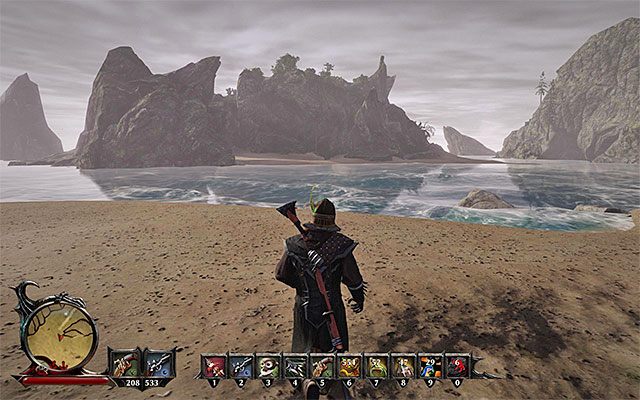 Do miejsc zdobywania ksiąg możesz docierać w dowolnej kolejności i proponuję rozpocząć od tej, którą ukryto w południowej części mapy - A New Rank (Nowa ranga) | Poboczne zadania - Taranis | Risen 3 Władcy Tytanów - Risen 3: Władcy Tytanów - poradnik do gry