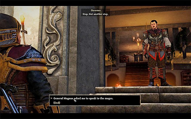 Z Downesem ponownie spotkaj się po zyskaniu przychylności Magnusa - Visiting Rights (Reguły wizyt) | Główne zadania - Taranis | Risen 3 - Risen 3: Władcy Tytanów - poradnik do gry
