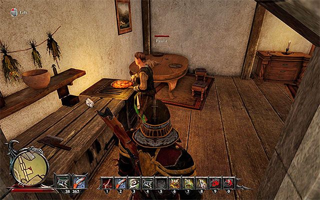 Paula przebywa w kuchni - Paula Hears Noises (Paula słyszy odgłosy) | Poboczne zadania - Taranis | Risen 3 - Risen 3: Władcy Tytanów - poradnik do gry