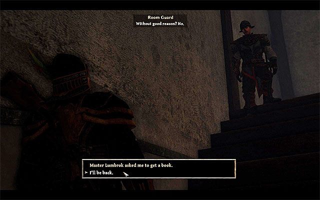 Powołaj się na Lumbroka w trakcie rozmowy ze strażnikiem - The Private Store (Prywatny składzik) | Poboczne zadania - Taranis | Risen 3 - Risen 3: Władcy Tytanów - poradnik do gry