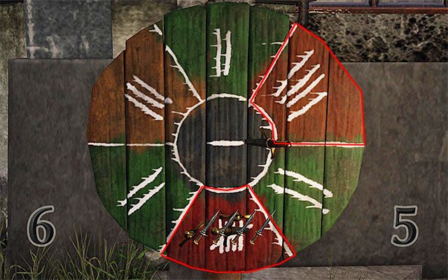 Strażnika Wellsa zazwyczaj można odnaleźć w pobliżu tarczy w północnej części obozowiska magów (punkt 13 na mapie) - Throwing Education (Lekcja rzucania) | Poboczne zadania - Taranis | Risen 3 - Risen 3: Władcy Tytanów - poradnik do gry