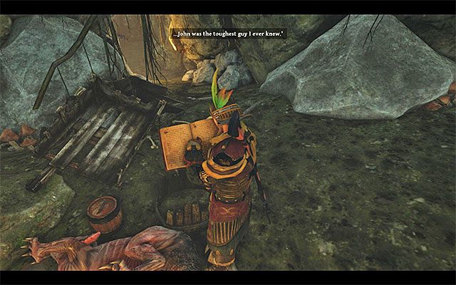 Zbadaj jaskinię sąsiadującą z obozowiskiem, w którym przebywa łowca Sharp - Johns Treasure (Skarb Johna) | Poboczne zadania - Taranis | Risen 3 - Risen 3: Władcy Tytanów - poradnik do gry