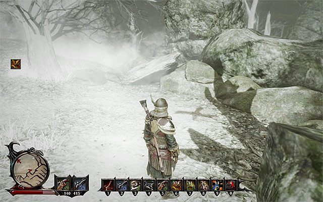 Skarb jest niedaleko legowiska Lorda Cieni - The Treasure in the Deadlands of Taranis (Skarb na pustkowiach Taranis) | Poboczne zadania - Taranis - Risen 3: Władcy Tytanów - poradnik do gry