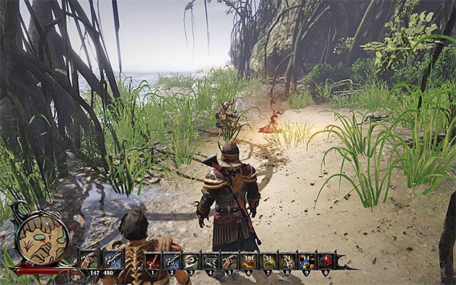 Shaxa odnajdziesz przy bagnach - Forgotten Treasures (Zapomniane skarby) | Poboczne zadania - Taranis | Risen 3 - Risen 3: Władcy Tytanów - poradnik do gry