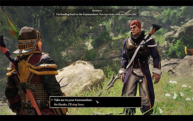 Potwierdź chęć udania się do siedziby Inkwizytorów - The Commandant (Komendant) | Poboczne zadania - Wyspa Mgieł (Fog Island) - Risen 3: Władcy Tytanów - poradnik do gry