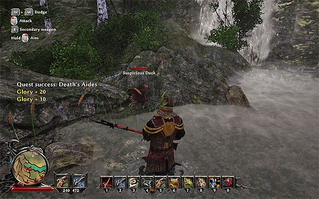 Udaj się w stronę strumyka (punkt 3b na mapie) - Paths to the Afterlife (Ścieżki do życia pozagrobowego) | Poboczne zadania - Wyspa Mgieł (Fog Island) - Risen 3: Władcy Tytanów - poradnik do gry