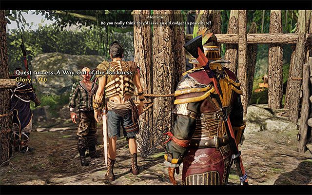 Udzielenie pomocy Mortimerowi to najlepszy sposób na poznanie miejsca ukrycia skarbu - Mortimers Treasure (Skarb Mortimera) | Poboczne zadania - Wyspa Mgieł (Fog Island) - Risen 3: Władcy Tytanów - poradnik do gry