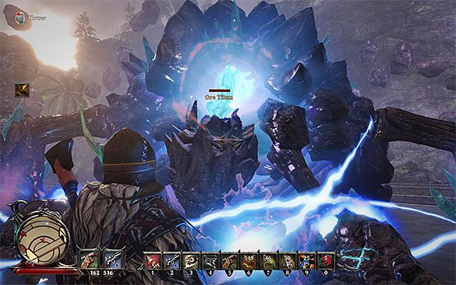 Powtórz opisany wyżej schemat zachowania z trzema pozostałymi kończynami tytana - The Traitor (Zdrajca) | Główne zadania - Taranis | Risen 3 - Risen 3: Władcy Tytanów - poradnik do gry