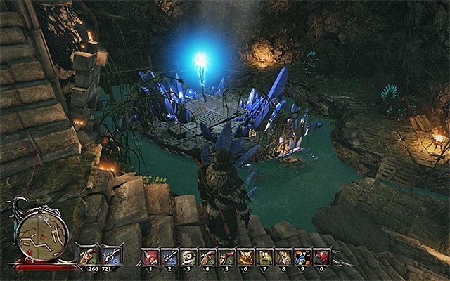 Omiń golemy lub je zabij, a następnie uwolnij Eldrica - Reunion (Spotkanie) | Główne zadania - Wyspa Czaszek (Skull Island) | Risen 3 - Risen 3: Władcy Tytanów - poradnik do gry