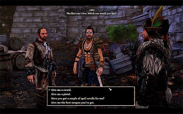 Możesz wybrać nagrodę za pokonanie potworów - The Minions Weapons Store (Składy broni sług) | Poboczne zadania - Wyspa Czaszek (Skull Island) - Risen 3: Władcy Tytanów - poradnik do gry