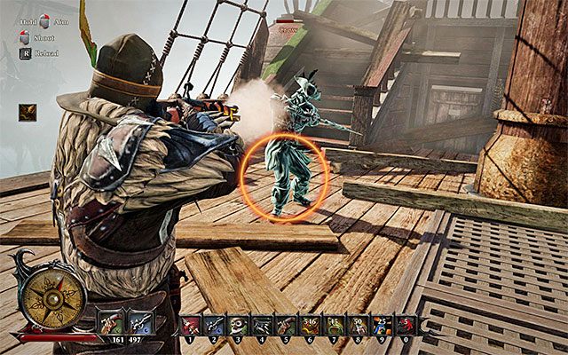 Musisz pokonać Crowa - Sea Battle Against Crow (Bitwa morska z Krukiem) | Pozostałe zadania | Risen 3 - Risen 3: Władcy Tytanów - poradnik do gry