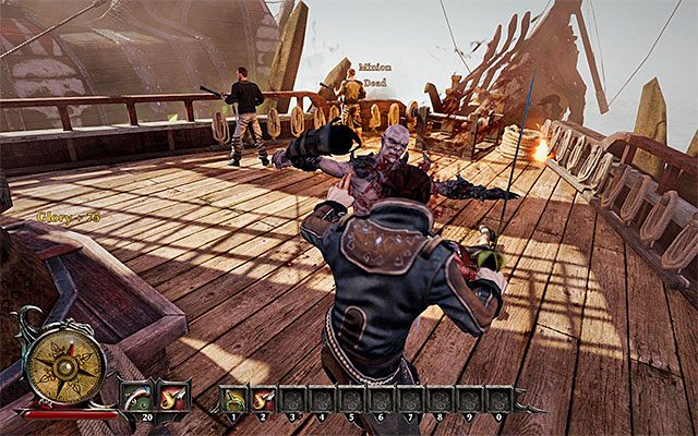 Przećwicz parowanie ciosów i wyprowadzanie ataków - Prolog | Główne zadania - Wybrzeże Krabów (Crab Coast) | Risen 3 Władcy Tytanów - Risen 3: Władcy Tytanów - poradnik do gry