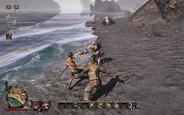 Uważaj na szybkie ataki jaszczurek - Seafood (Owoce morza) | Poboczne zadania - Calador | Risen 3 Władcy Tytanów - Risen 3: Władcy Tytanów - poradnik do gry