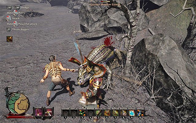 Warto używać ładowanych ataków na ogromnych jaszczurkach - Seafood (Owoce morza) | Poboczne zadania - Calador | Risen 3 Władcy Tytanów - Risen 3: Władcy Tytanów - poradnik do gry