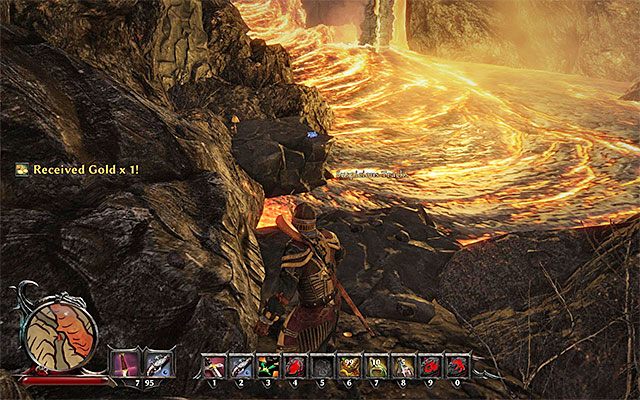 Pilnuj się, bo po chwili drużyna zostanie zaatakowana przez piekielnego ogara (Hellhound) - Ernestos Engraved Candle Holder (Świecznik Ernesto) | Poboczne zadania - Calador - Risen 3: Władcy Tytanów - poradnik do gry