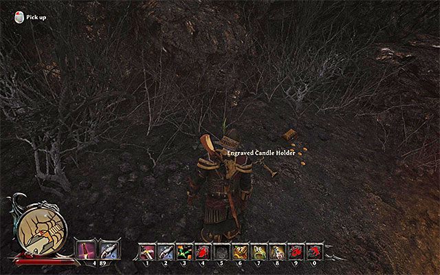 Miejsce odnalezienia świecznika - Ernestos Engraved Candle Holder (Świecznik Ernesto) | Poboczne zadania - Calador - Risen 3: Władcy Tytanów - poradnik do gry