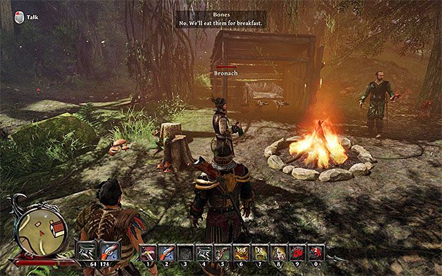 Bronacha spotkasz przy chatce myśliwych - Insidious Danger (Podstępne niebezpieczeństwo) | Poboczne zadania - Calador - Risen 3: Władcy Tytanów - poradnik do gry