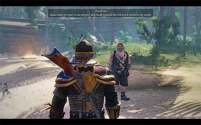 Hawkins - Speak to the Native, Borbor (Porozmawiaj z tubylcem Borborem) | Poboczne zadania - Kila - Risen 3: Władcy Tytanów - poradnik do gry