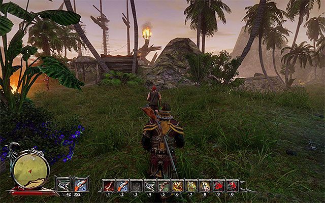 Podążaj za Hawkinsem i bądź gotowy do eliminacji pająków - See, The Darkness is Night (Ciemność jest blisko) | Poboczne zadania - Kila - Risen 3: Władcy Tytanów - poradnik do gry