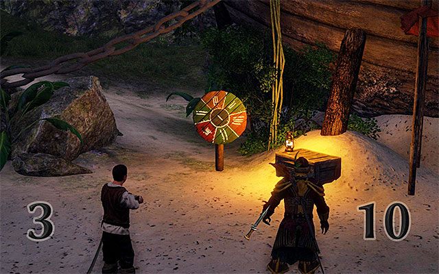 Zgromadź więcej punktów żeby wygrać mini-grę - A Good Pastime (Dobre hobby) | Poboczne zadania - Kila | Risen 3 Władcy Tytanów - Risen 3: Władcy Tytanów - poradnik do gry