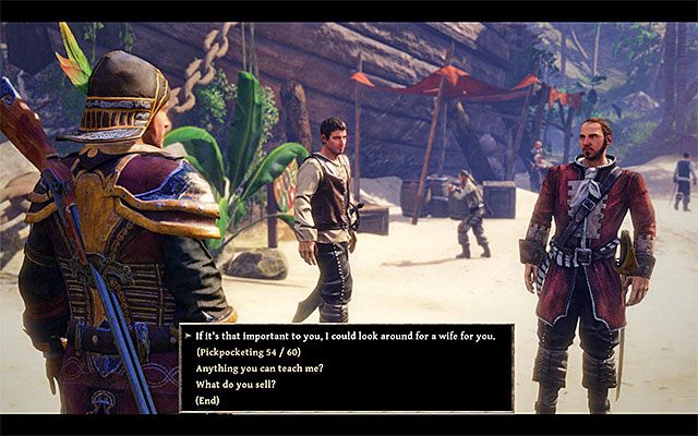 Spotkaj się z Harrym po doprowadzeniu Miamiti na plażę piratów - Forbidden Fruit (Zakazany owoc) | Poboczne zadania - Kila | Risen 3 - Risen 3: Władcy Tytanów - poradnik do gry