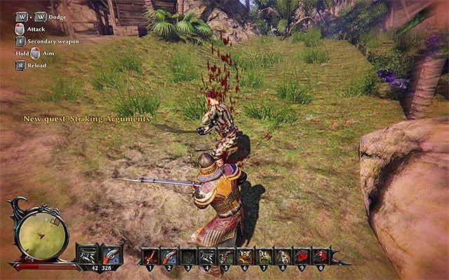 Lepiej jest pozwolić Colbyemu wygrać, bo odblokuje to kolejny quest - Striking Arguments (Uderzające argumenty) | Poboczne zadania - Kila | Risen 3 - Risen 3: Władcy Tytanów - poradnik do gry