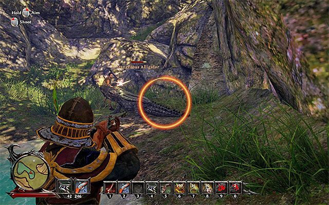 Aligator - Big White Hunter (Wielki biały myśliwy) | Poboczne zadania - Kila | Risen 3 - Risen 3: Władcy Tytanów - poradnik do gry