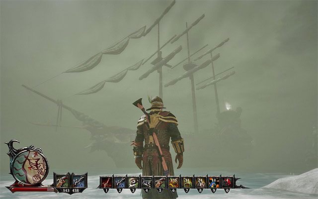 Po dopłynięciu do wyspy Taranis musisz dotrzeć do jej południowo-zachodniego narożnika, czyli do pustkowi (Deadlands) okupowanych między innymi przez jednego z Lordów Cieni - The Inquisitor (Inkwizytor) | Zadania załogi (Crew) | Risen 3 Władcy Tytanów - Risen 3: Władcy Tytanów - poradnik do gry