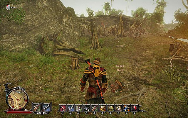 Martwy gnom - Goblin Invasion (Inwazja goblinów) | Poboczne zadania - Wyspa Złodziei (Isle of Thieves) - Risen 3: Władcy Tytanów - poradnik do gry