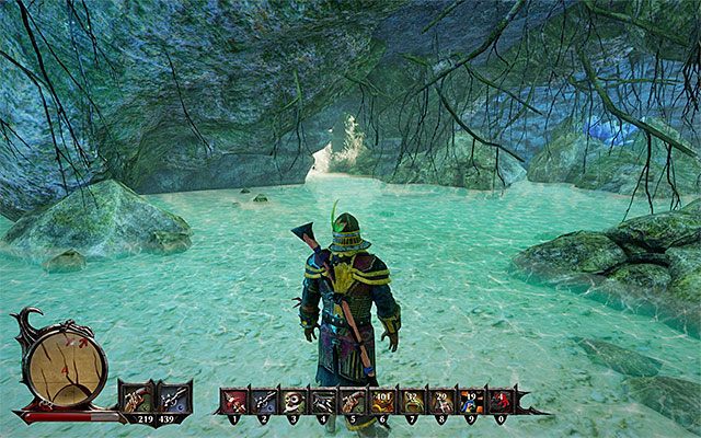 Wejście do sieci jaskiń jest pilnowane między innymi przez lewiatany - Goblin Invasion (Inwazja goblinów) | Poboczne zadania - Wyspa Złodziei (Isle of Thieves) - Risen 3: Władcy Tytanów - poradnik do gry