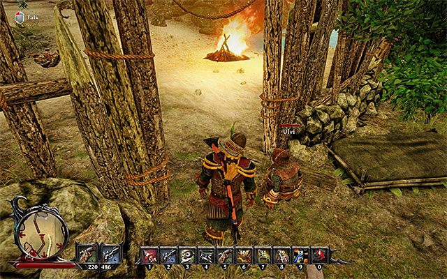 Powróć na północną plażę gdzie przebywa Ulvi - Speak to Ulvi (Pogadaj z Ulvim) | Poboczne zadania - Wyspa Złodziei (Isle of Thieves) - Risen 3: Władcy Tytanów - poradnik do gry