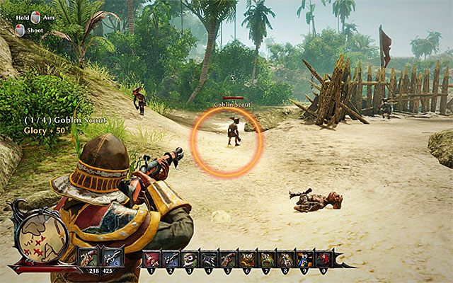 Do zamordowania jest czterech (słabych) zwiadowców - Intrusion in the North (Ingerencja na północy) | Poboczne zadania - Wyspa Złodziei (Isle of Thieves) - Risen 3: Władcy Tytanów - poradnik do gry