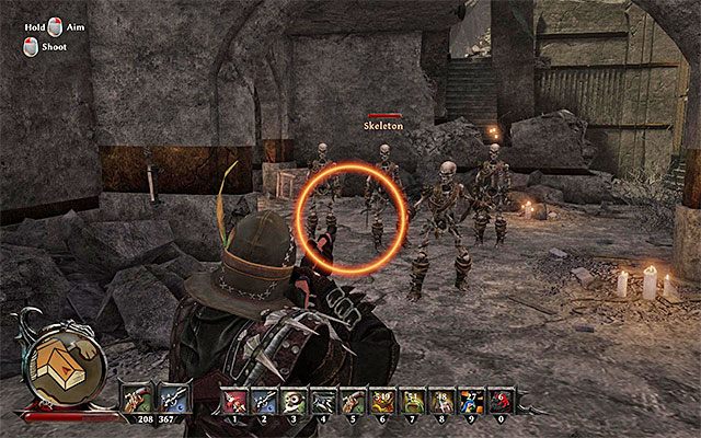 Pozbądź się potworów przebywających w ruinach - A Powerful Spell (Potężne zaklęcie) | Główne zadania - Calador | Risen 3 - Risen 3: Władcy Tytanów - poradnik do gry