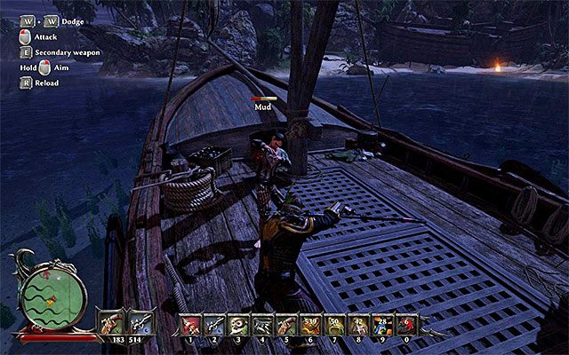 Możesz zapłacić Mudowi żeby sobie poszedł, a nawet go pobić - Open the Large Gate (Otwórz dużą bramę) | Główne zadania - Kila | Risen 3 - Risen 3: Władcy Tytanów - poradnik do gry