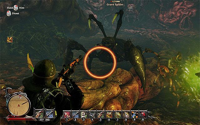 Eliminuj głównie większe pająki - Speak to the Oracle (Porozmawiaj z Wyrocznią) | Główne zadania - Kila | Risen 3 - Risen 3: Władcy Tytanów - poradnik do gry