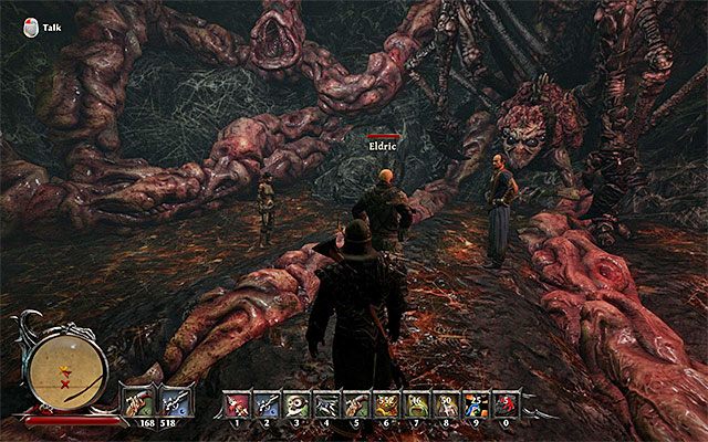 Dołącz do innych postaci przebywających w legowisku Margoloth - The Spirit Ritual (Rytuał duszy) | Główne zadania - Kila | Risen 3 - Risen 3: Władcy Tytanów - poradnik do gry