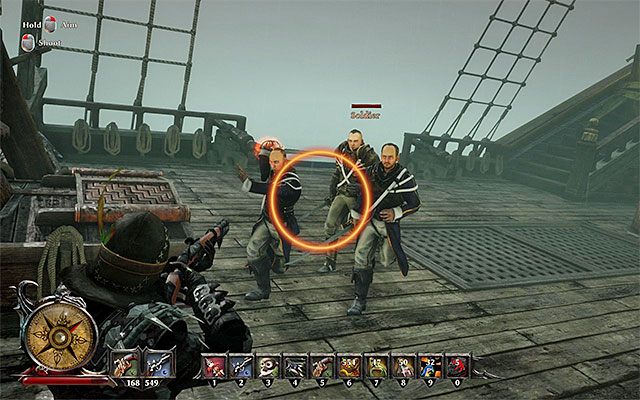 Zlikwiduj kolejnych żołnierzy Inkwizycji - Sea Battle Against Sebastiano (Bitwa morska z Sebastiano) | Pozostałe zadania - Risen 3: Władcy Tytanów - poradnik do gry