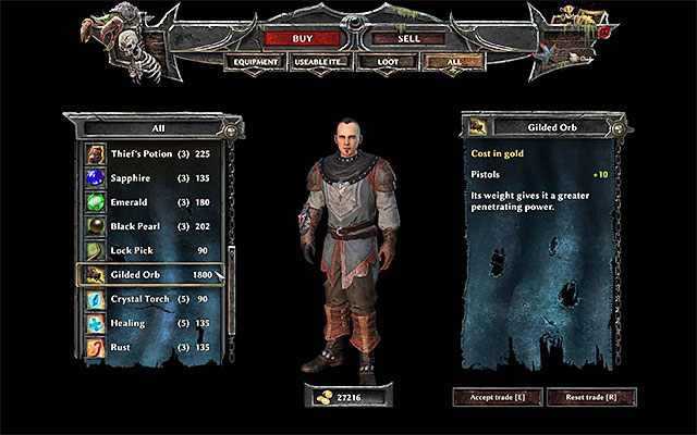 Kula jest w ofercie Agili - Taranis | Legendarne przedmioty | Risen 3 Władcy Tytanów - Risen 3: Władcy Tytanów - poradnik do gry