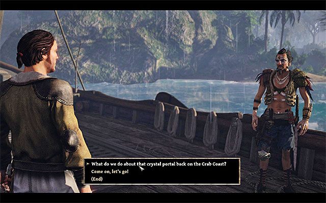 Musisz porozmawiać z Bonesem żeby odblokować ten quest - The Realm of the Shadows (Królestwo Cieni) | Pozostałe zadania | Risen 3 - Risen 3: Władcy Tytanów - poradnik do gry