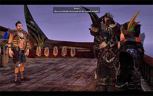 Porozmawiaj z Bonesem żeby zakończyć quest - The Realm of the Shadows (Królestwo Cieni) | Pozostałe zadania | Risen 3 - Risen 3: Władcy Tytanów - poradnik do gry