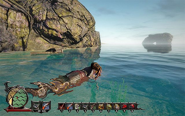 Najlepiej jest dopłynąć do miejsca rozpoczęcia poszukiwań perły - New Allies (Nowi sojusznicy) | Główne zadania - Kila | Risen 3 Władcy Tytanów - Risen 3: Władcy Tytanów - poradnik do gry