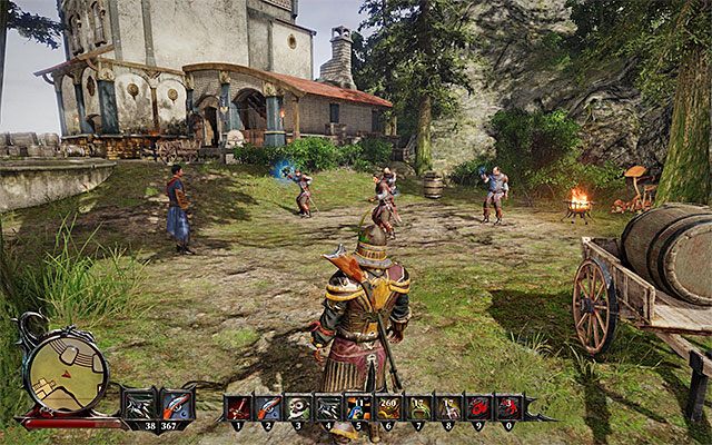 Jedno z miejsc pobytu Mauricia to plac treningowy - Taranis | Trenerzy umiejętności | Risen 3 Władcy Tytanów - Risen 3: Władcy Tytanów - poradnik do gry